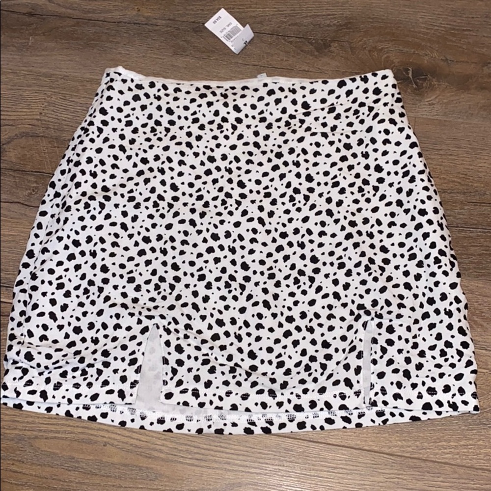 Cow Print Skirt